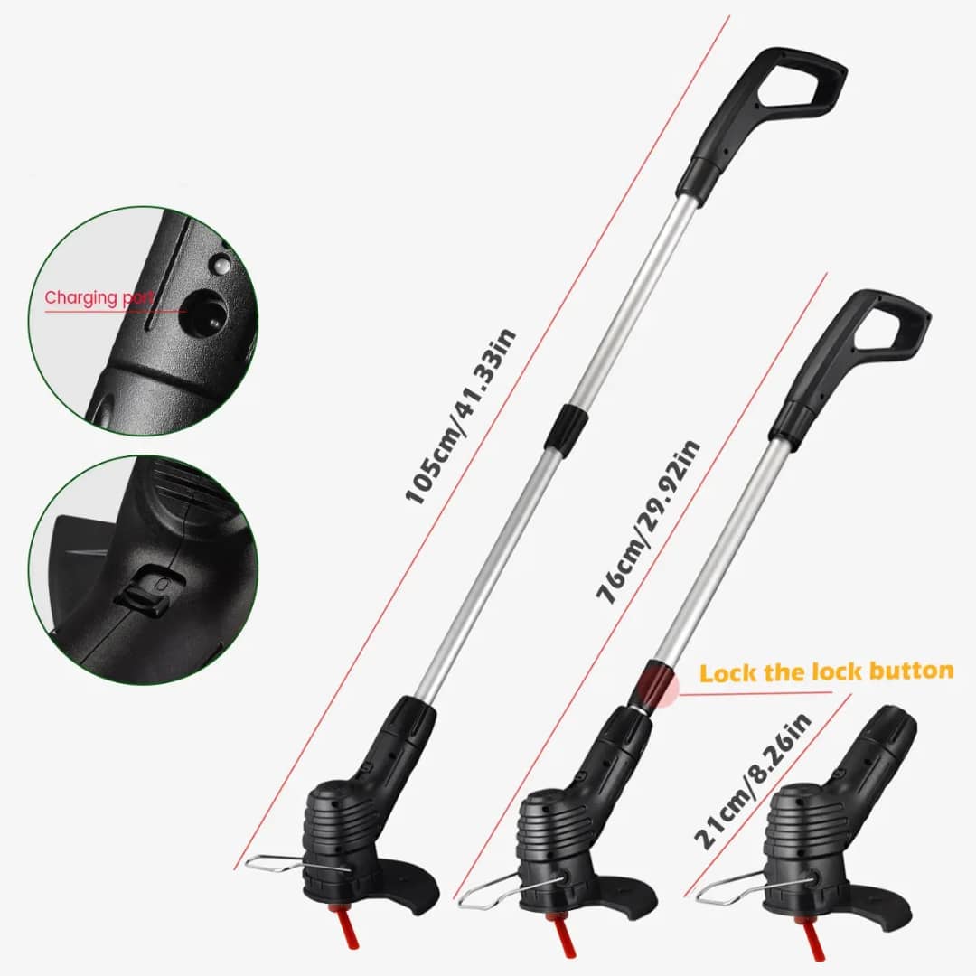 Tondeuse à gazon Électrique Sans Fil Rechargeable