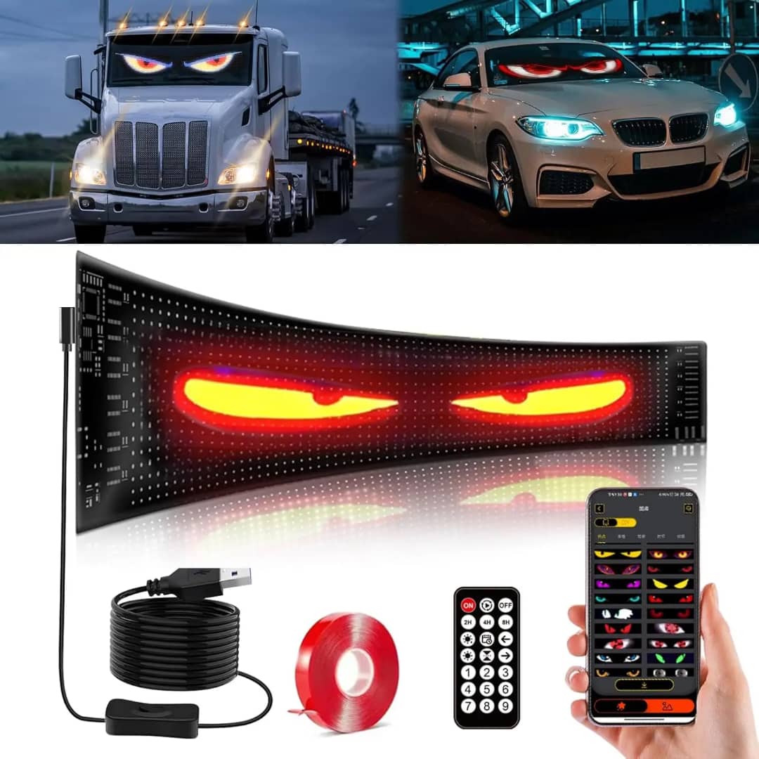 Écran LED Souple Programmable – Voiture & Camion