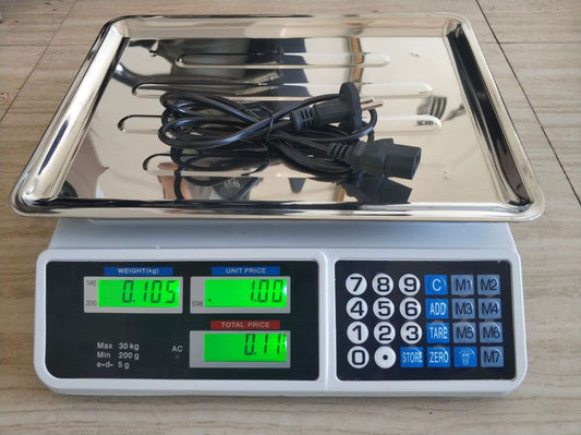 balance de pesage de qualité supérieure, calcul du prix pour les supermarchés
