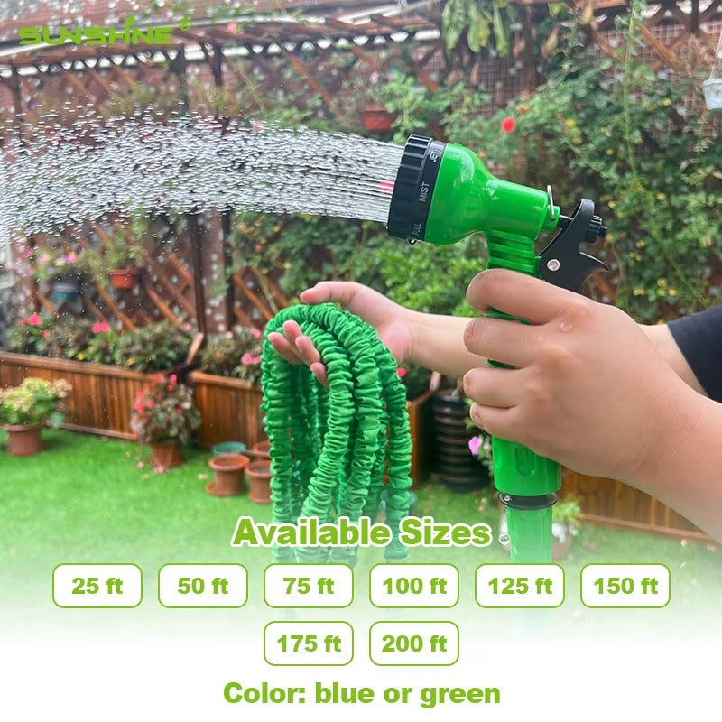 Tuyau d’arrosage extensible en caoutchouc