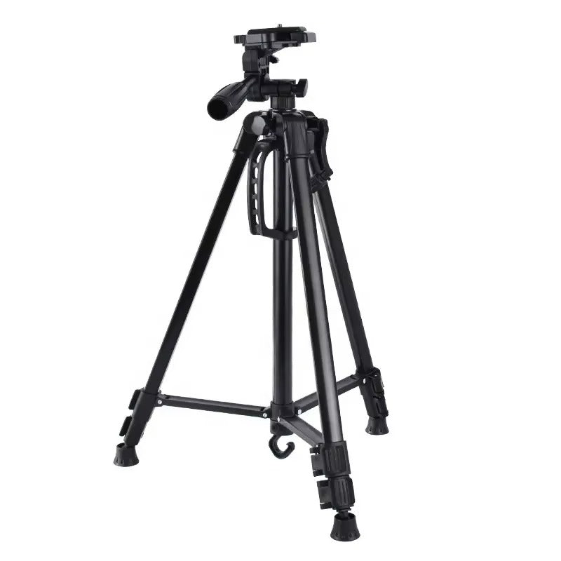 Trépied en Métal avec Support Téléphone – Support Stable pour Smartphone