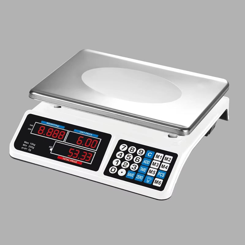 Balance électronique numérique de 30kg 40kg avec impression d'étiquettes