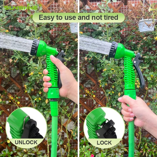 Tuyau d’arrosage extensible en caoutchouc