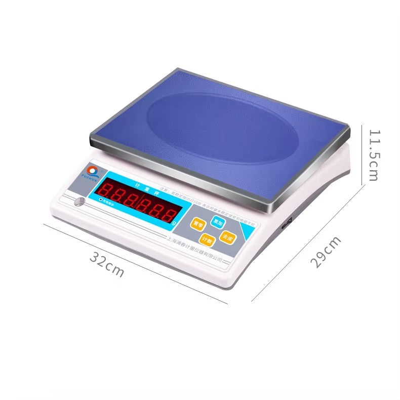 Balance électronique numérique de 30kg 40kg avec impression d'étiquettes