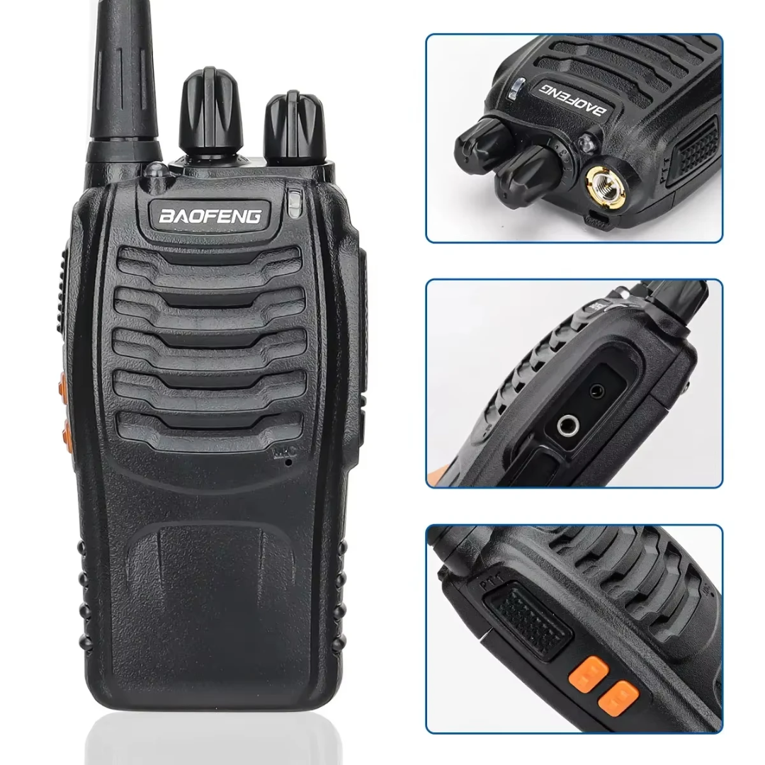Talkie-Walkie BAOFENG BF-888S – Pack de 2 Radios Longue Portée