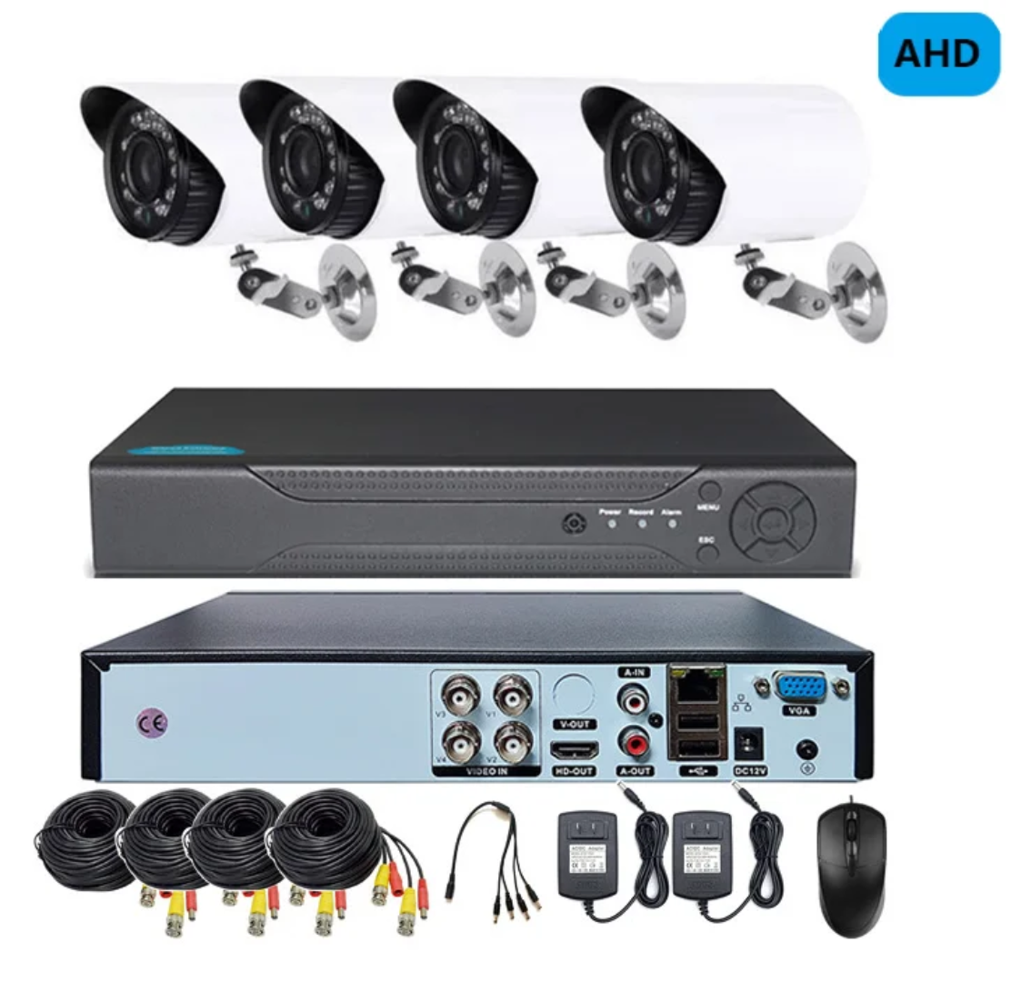Kit Complet de Vidéo Surveillance - 4 Caméras + DVR+ Ecran ...